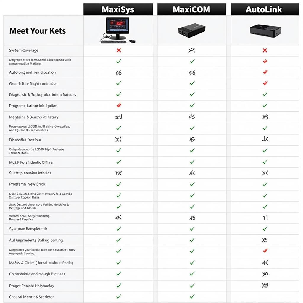 Comparison of Autel Scanner Series