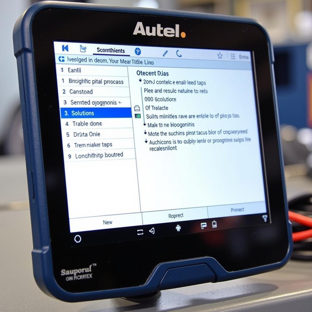 Autel Scanner Diagnostic Report Example