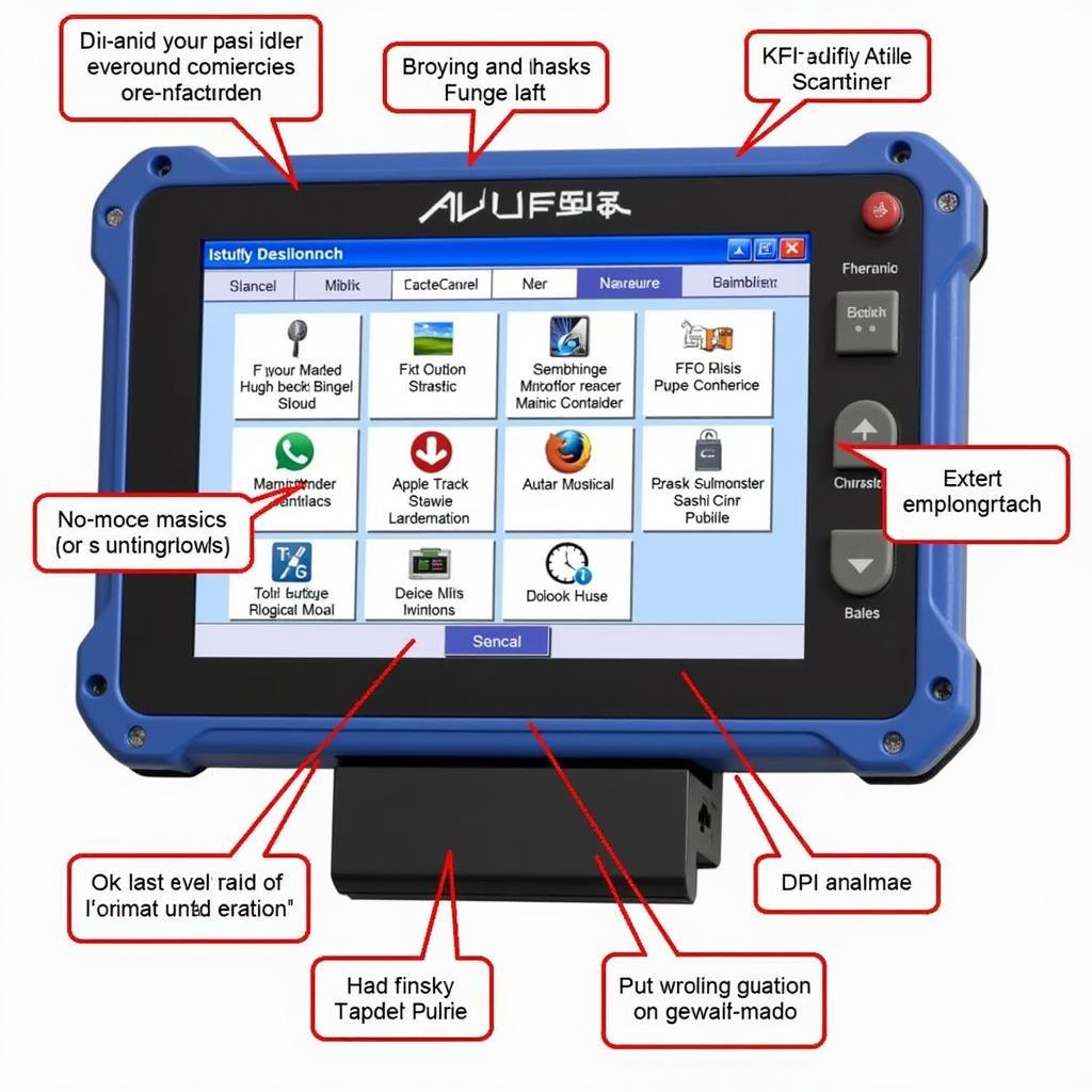 Autel Scanner English Interface