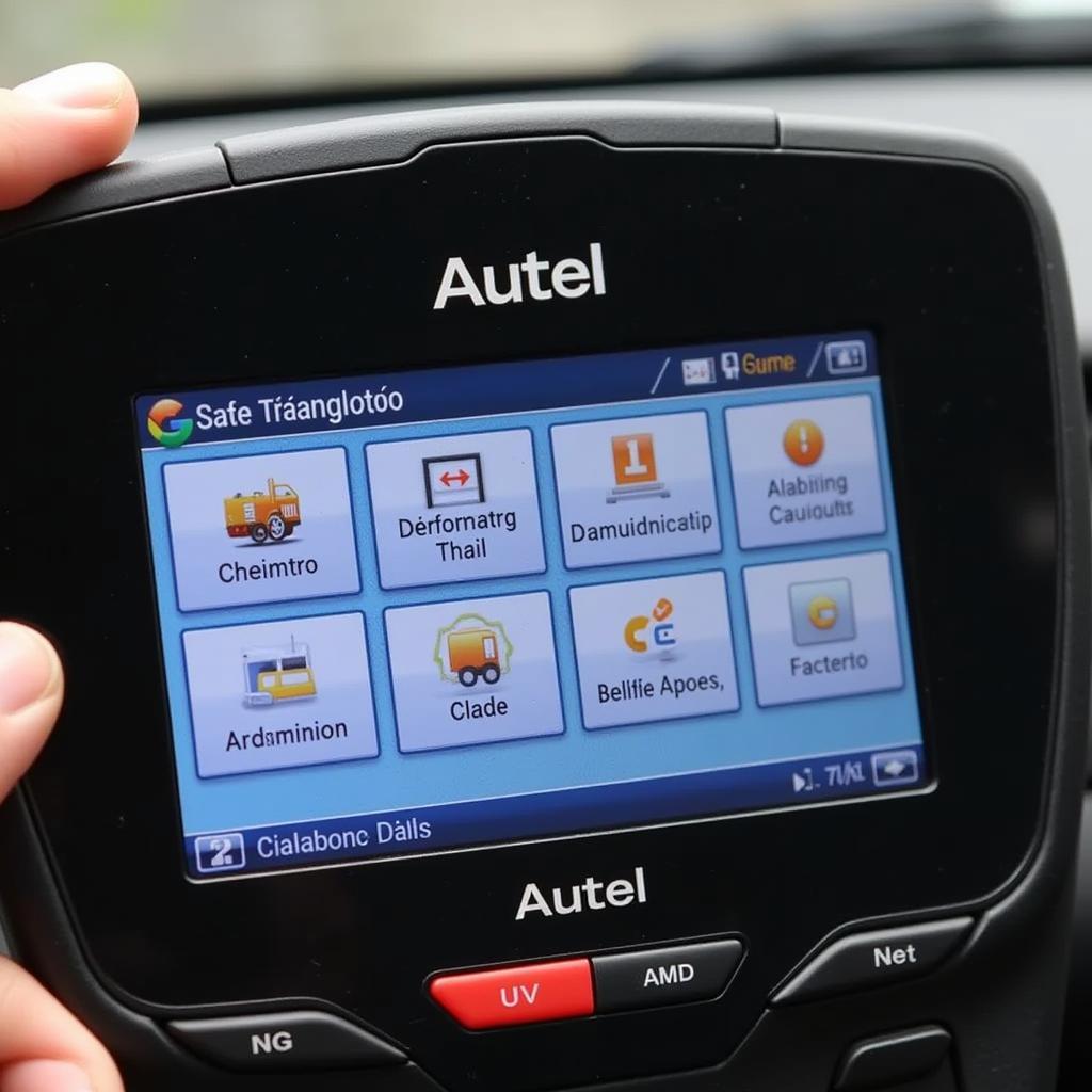 User-Friendly Autel Scanner Interface