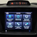 Autel Scanner Displaying Lexus ADAS Features