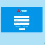 Autel Scanner Login Screen