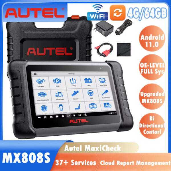 Autel Scanner MaxiCheck MX808S 2024 US Ver of MaxiCOM MK808S/ MK808Z MK808BT PRO