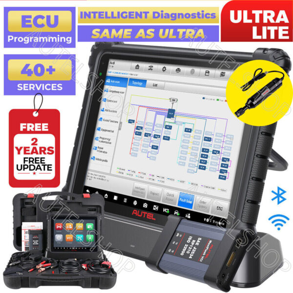 Autel Scanner MaxiCOM Ultra Lite: 2023 Upgraded of MaxiSys Ultra/MS919/ MS909