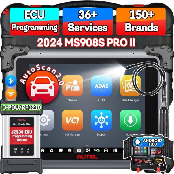 Autel Scanner MaxiSys MS908S PRO II as Elite J2534 programming Diagnostic Tool