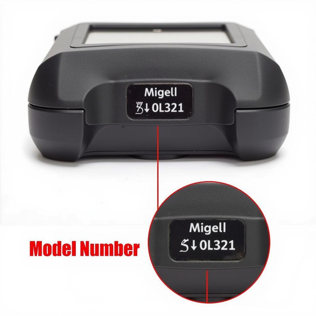 Identifying the Model Number of an Autel Diagnostic Scanner