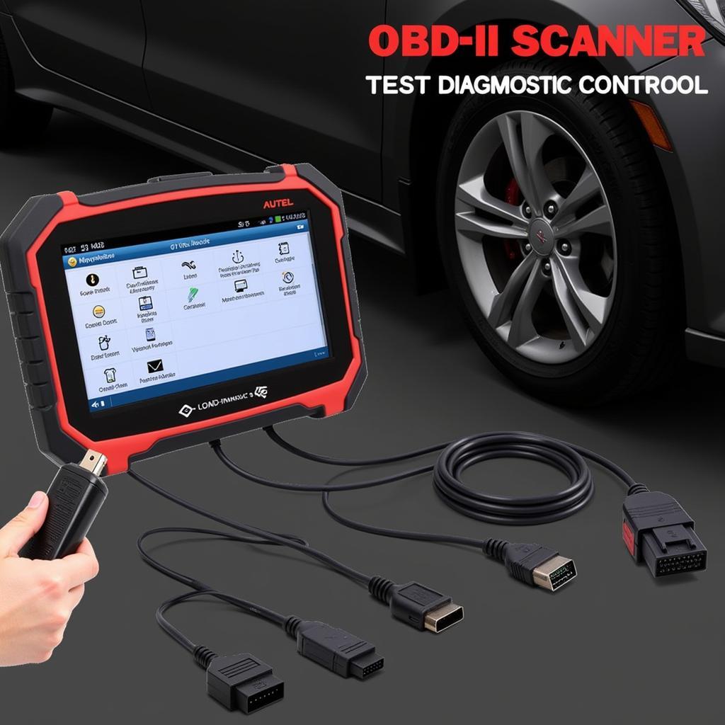 Autel Scanner Performing Bi-Directional Control on a Chevrolet