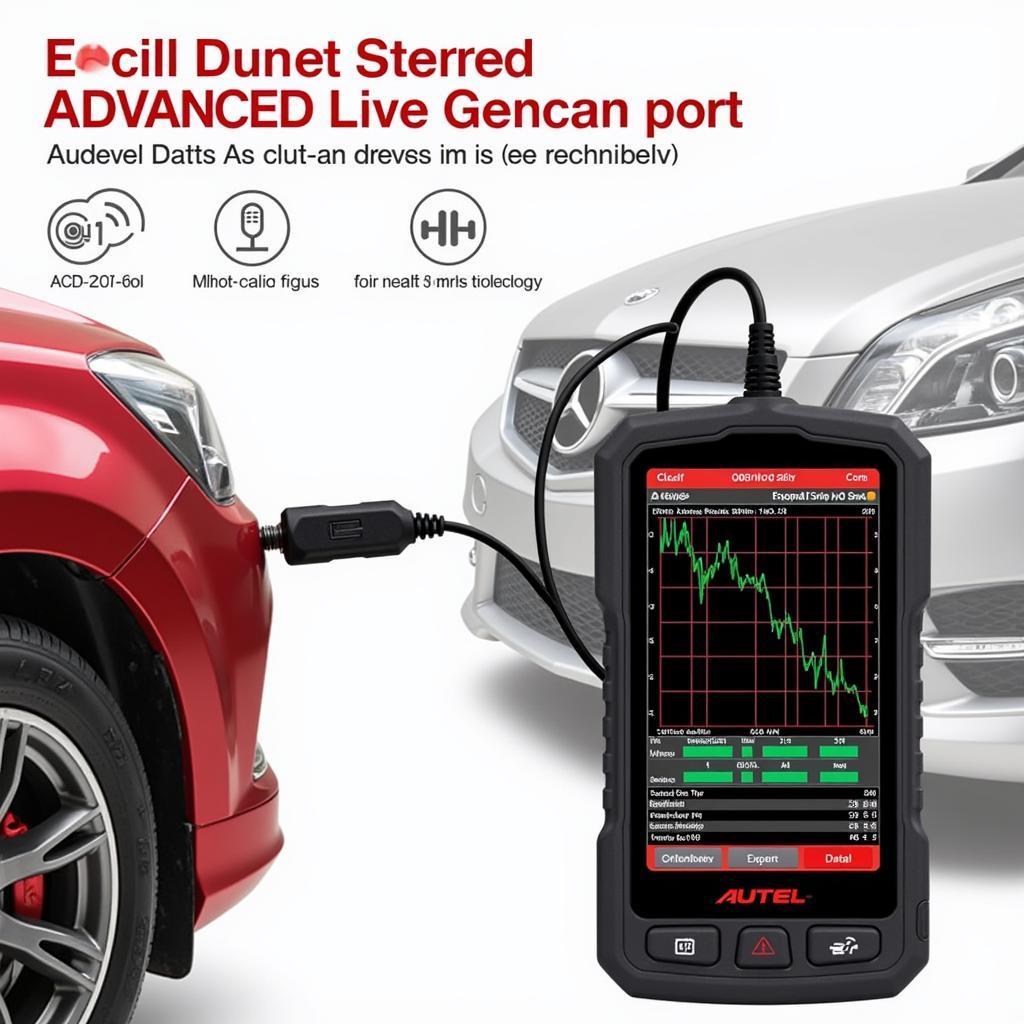 Autel Scanner Performing Diagnostics