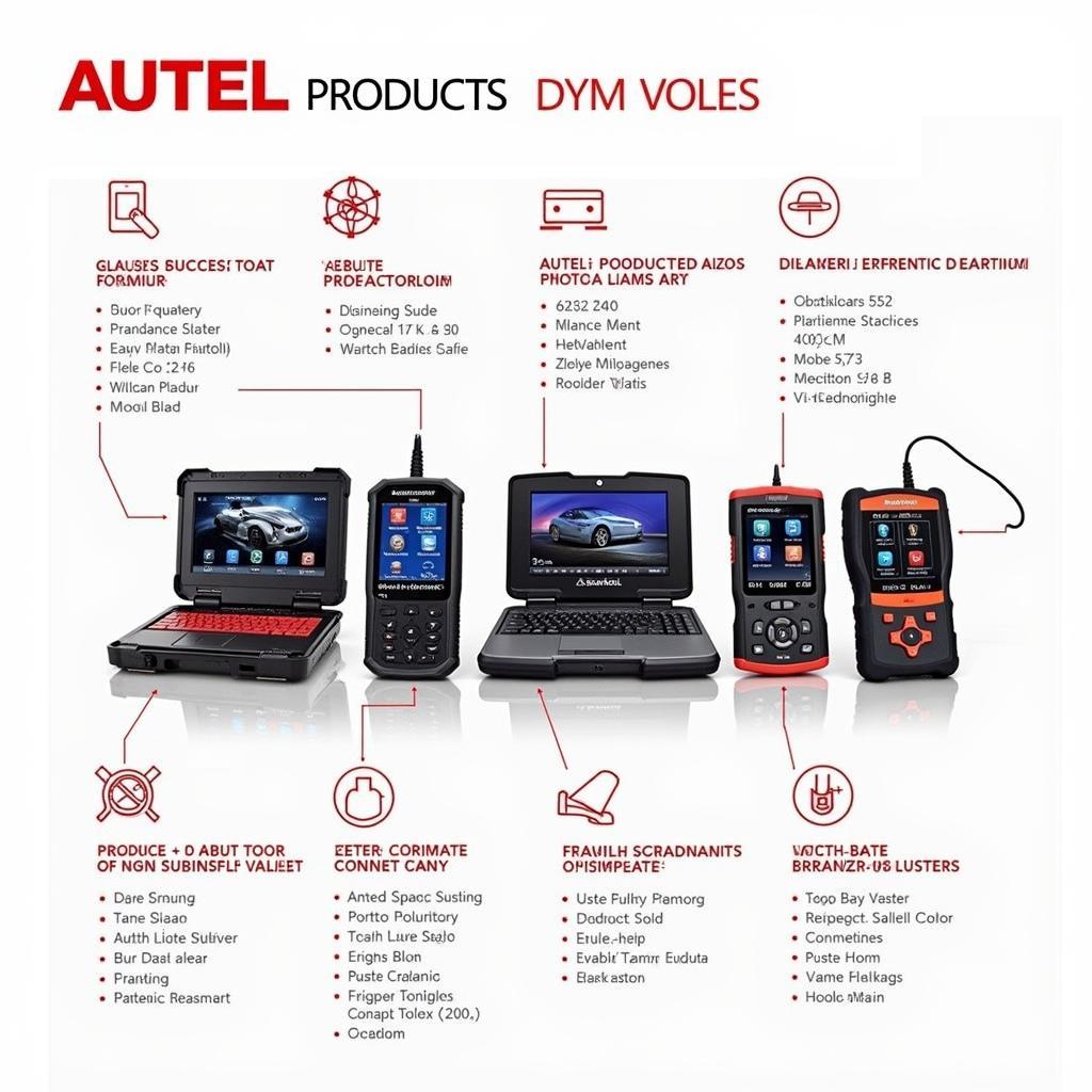 Variety of Autel Scanners Displayed