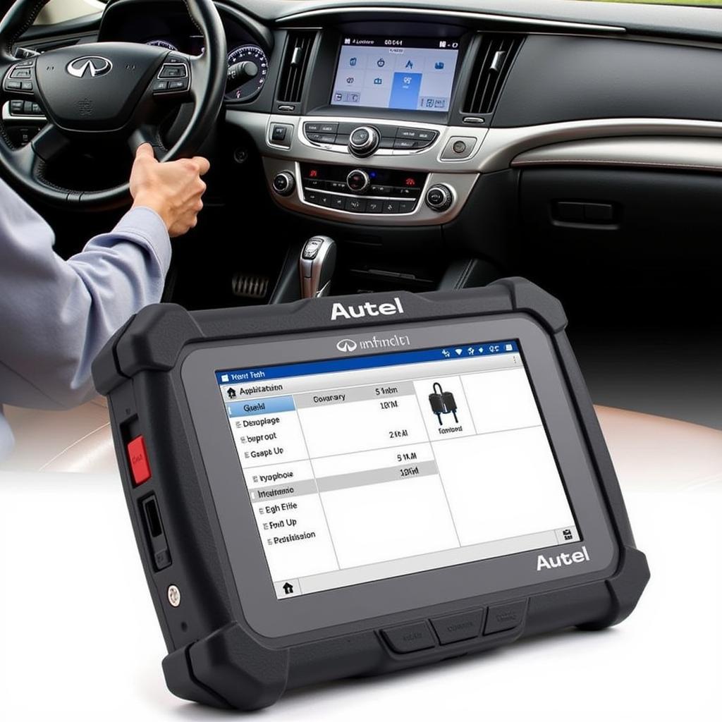 Autel Scanner Programming Infiniti QX70 Key