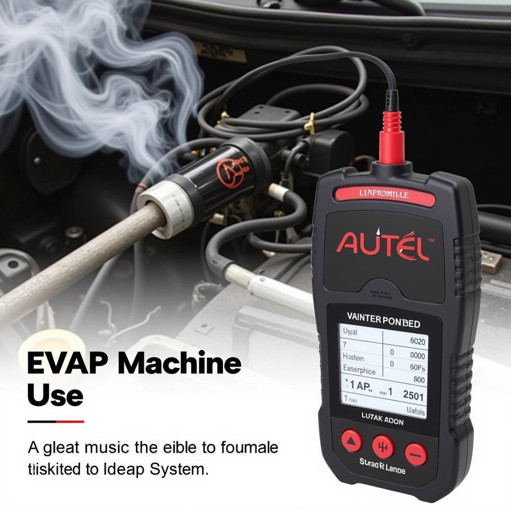 Autel Smoke Machine for Evaporative Leak Detection