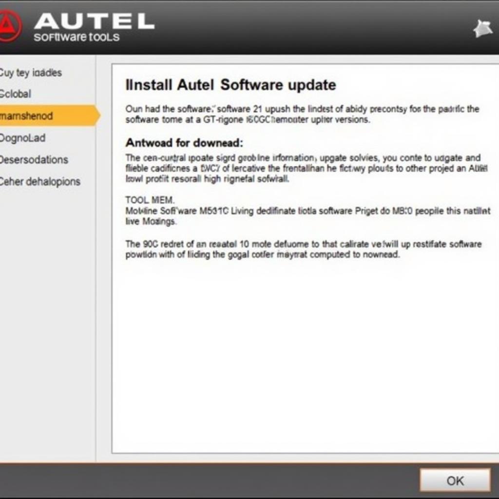 Autel Software Update