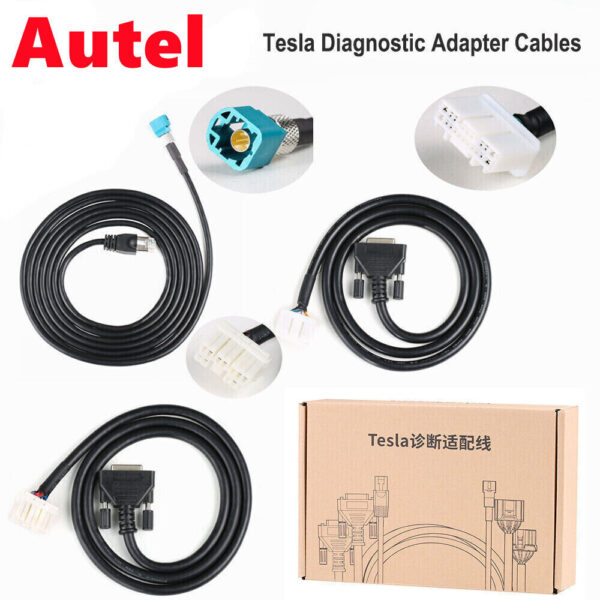 Autel Tesla Cable Set Diagnostic Cable for Tesla S/ X Vehicle Model For MaxiSYS