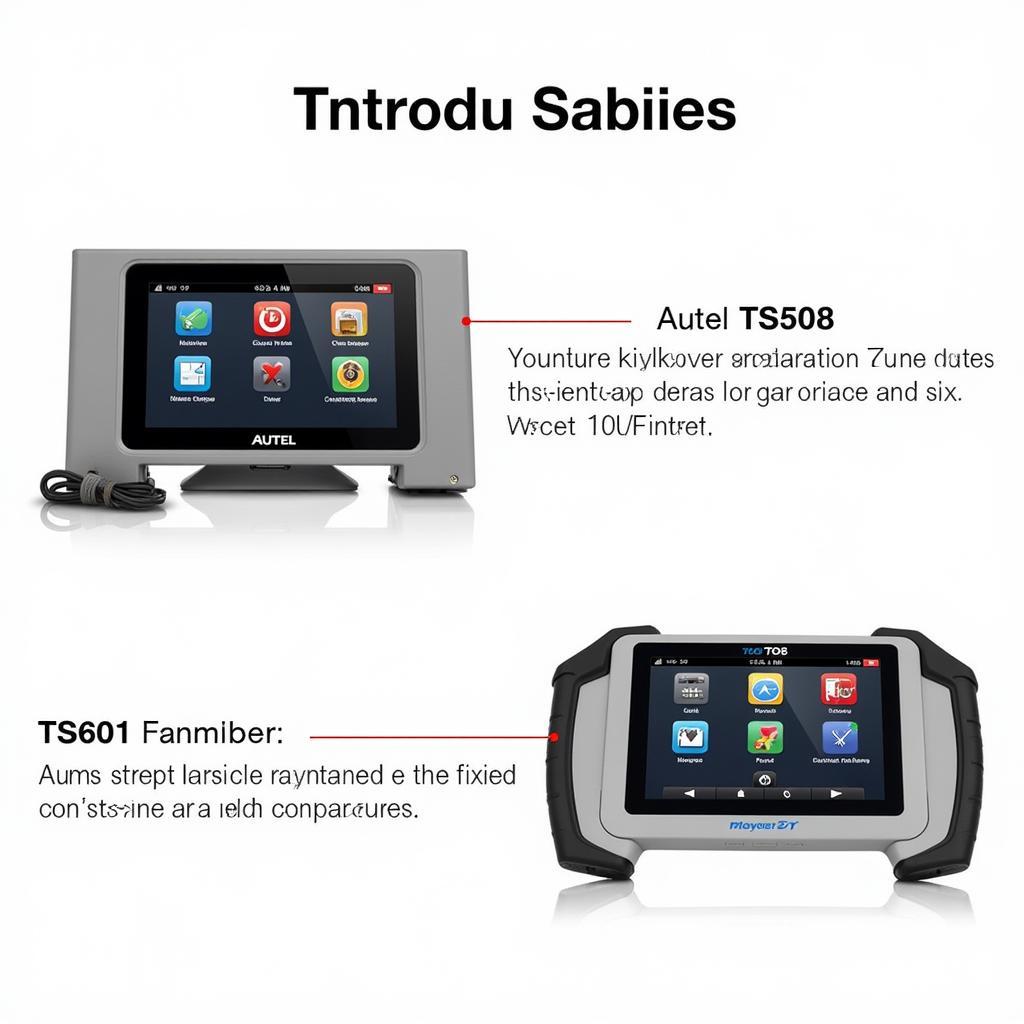 Autel TPMS Programming Tools: TS508 and TS601