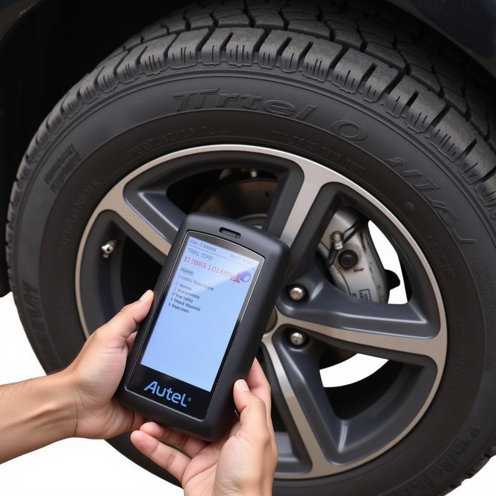 Activating TPMS Sensor with Autel Tool