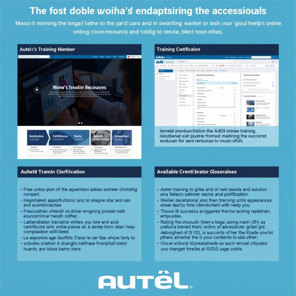 Autel Training Resources