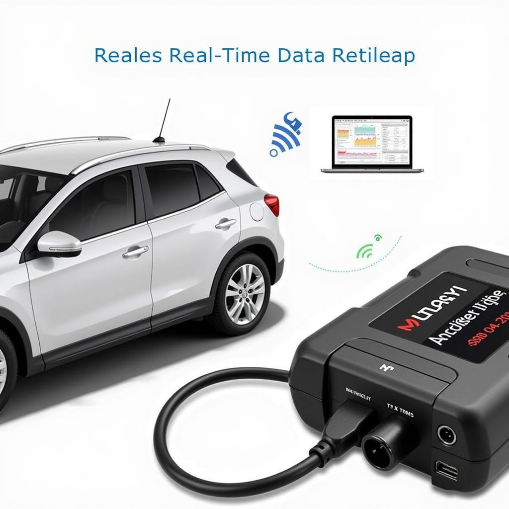 Autel TS 808 TPMS Espanol Connected to Vehicle