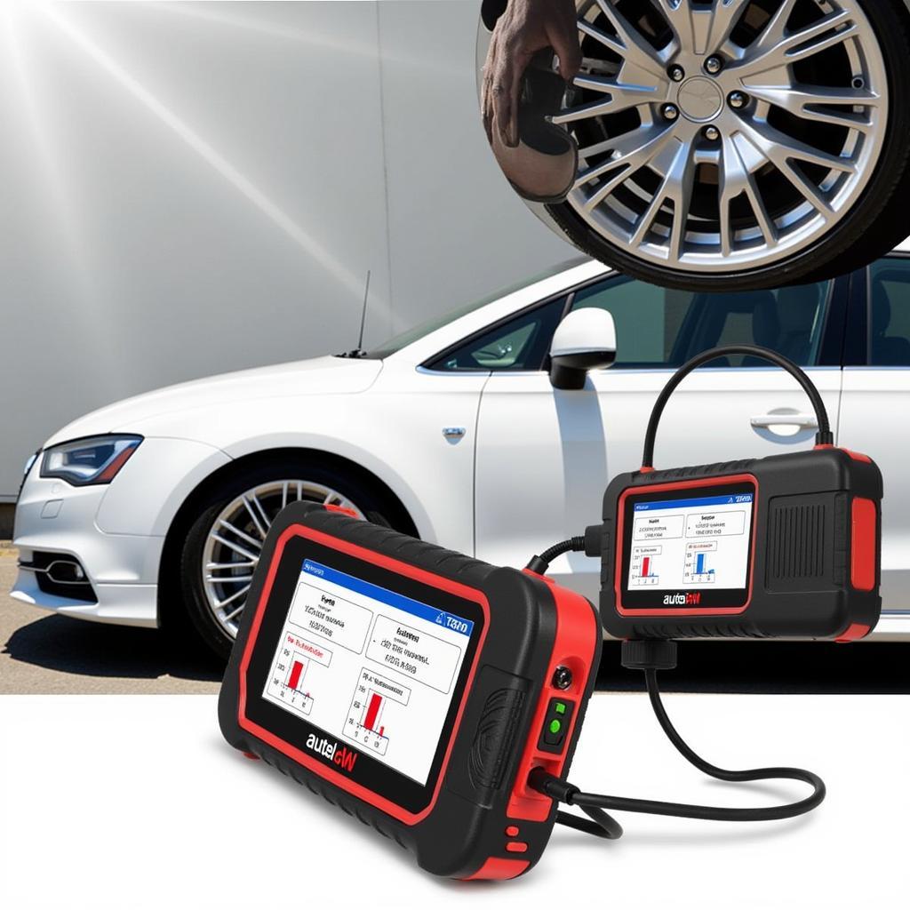 Autel TS201 TPMS Tool Diagnosing Tire Pressure