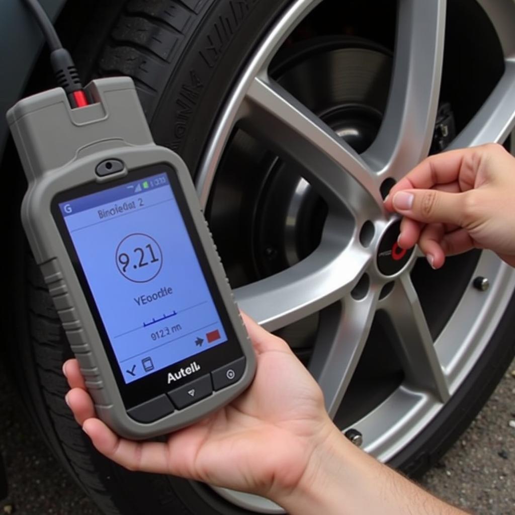 Autel TS401 Activating TPMS Sensor