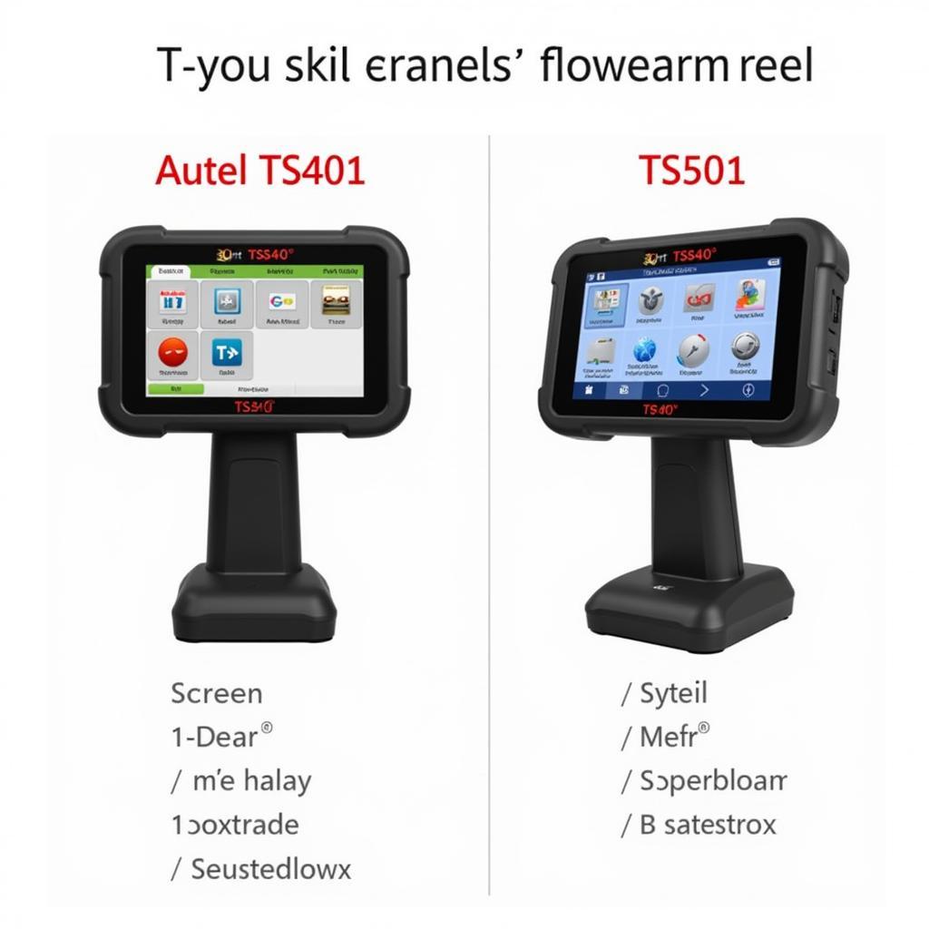 Autel TS401 vs TS501 Side-by-Side Comparison