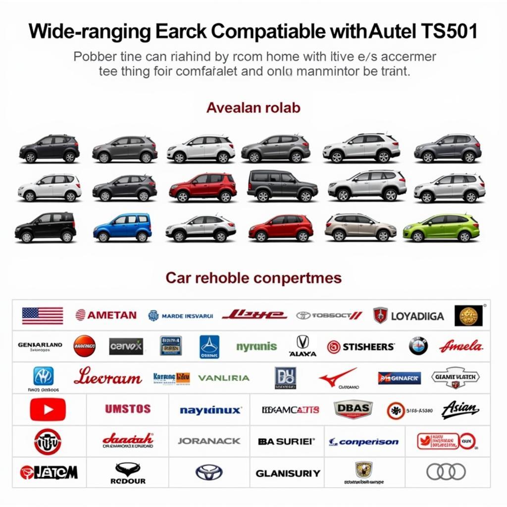 Autel TS501 Compatible Vehicles