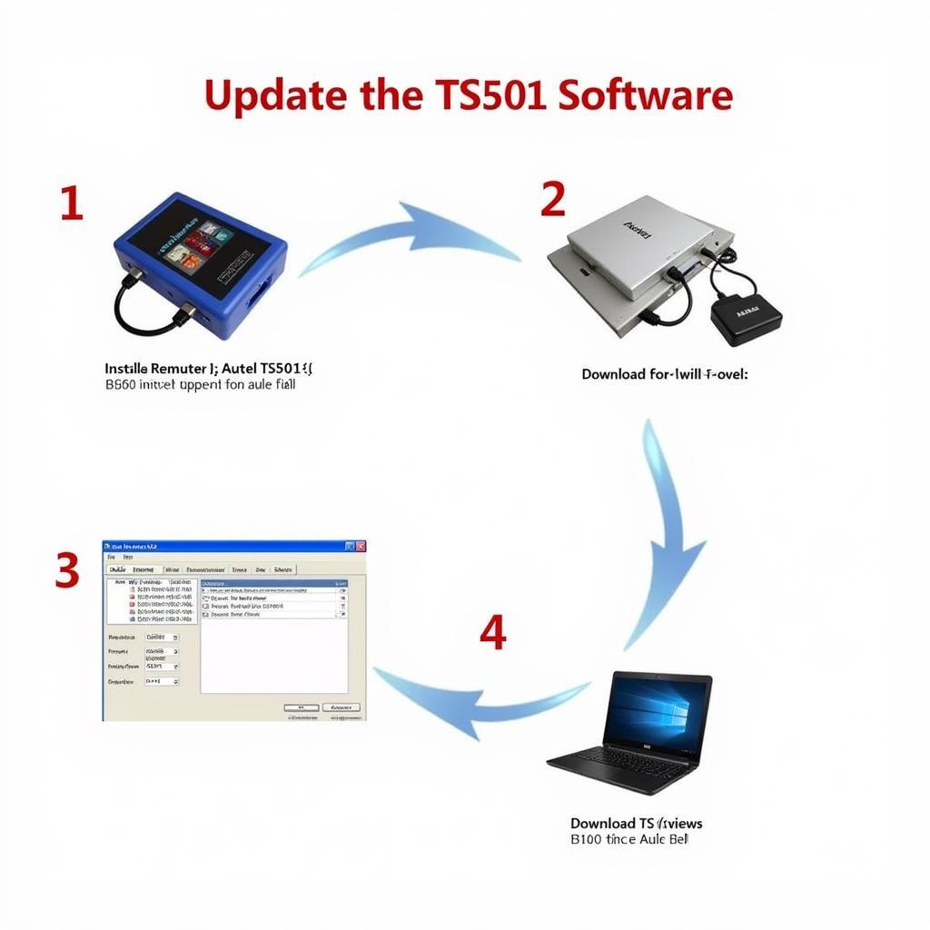 Autel TS501 Software Update Process