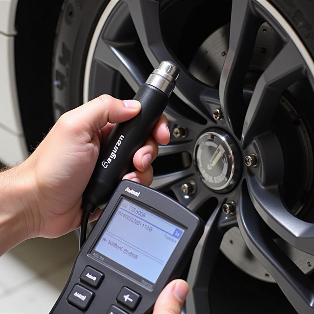 Autel TS508 activating TPMS sensor