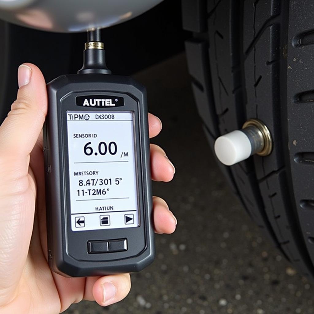 Autel TS508 Activating TPMS Sensor