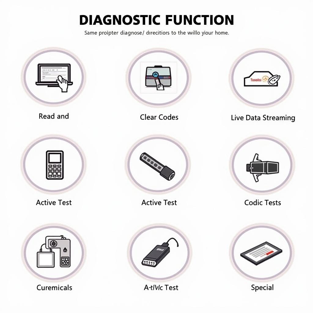 Autel TS608 Diagnostic Functions