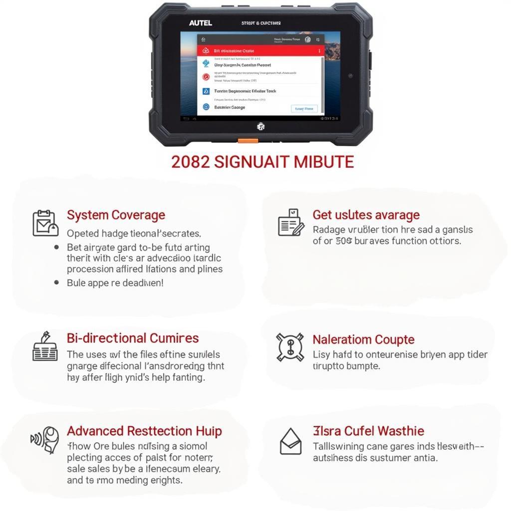 Autel TS608K Diagnostic Features