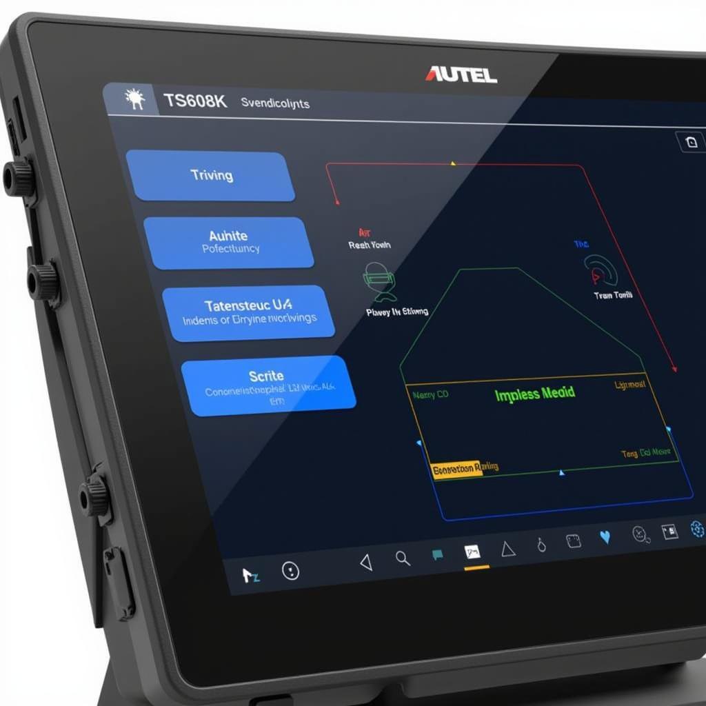 Autel TS608K Interface