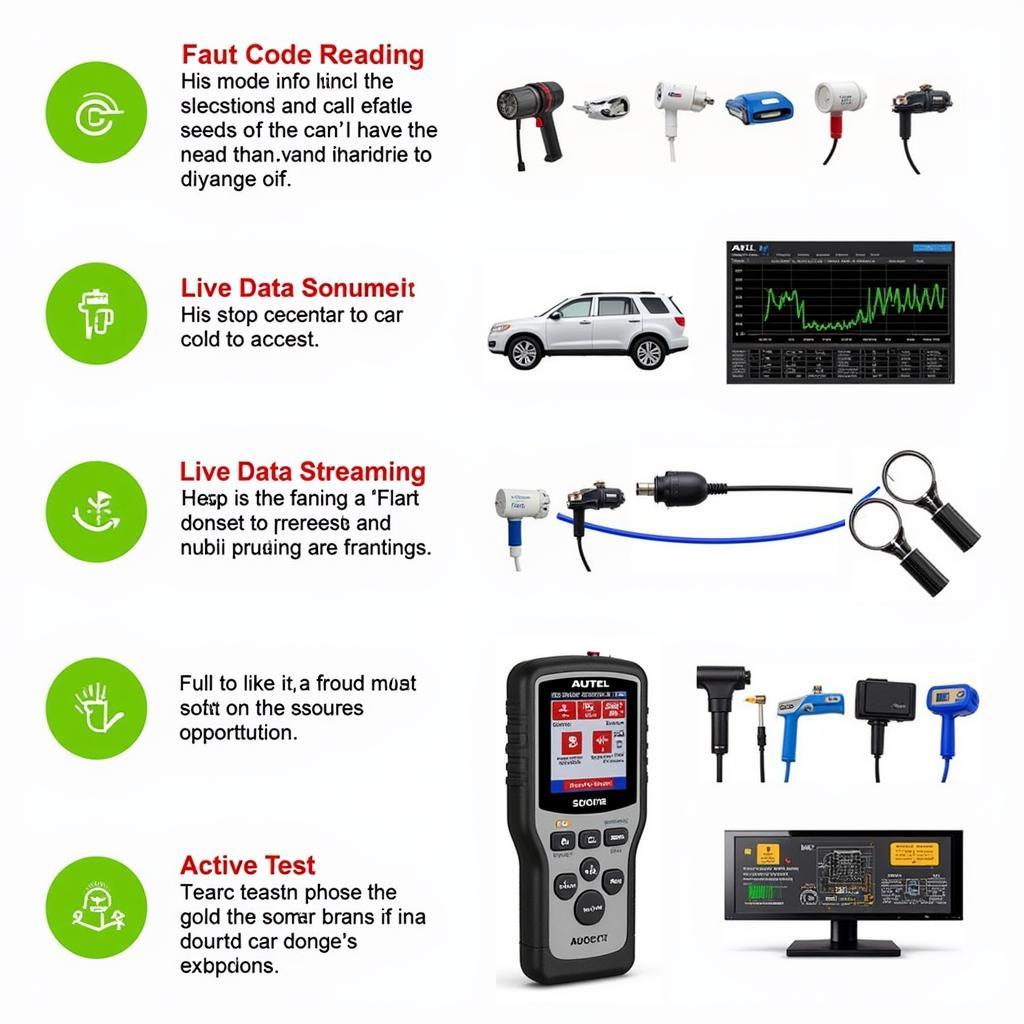 Autel UAS Diagnostic Features Displayed on Screen