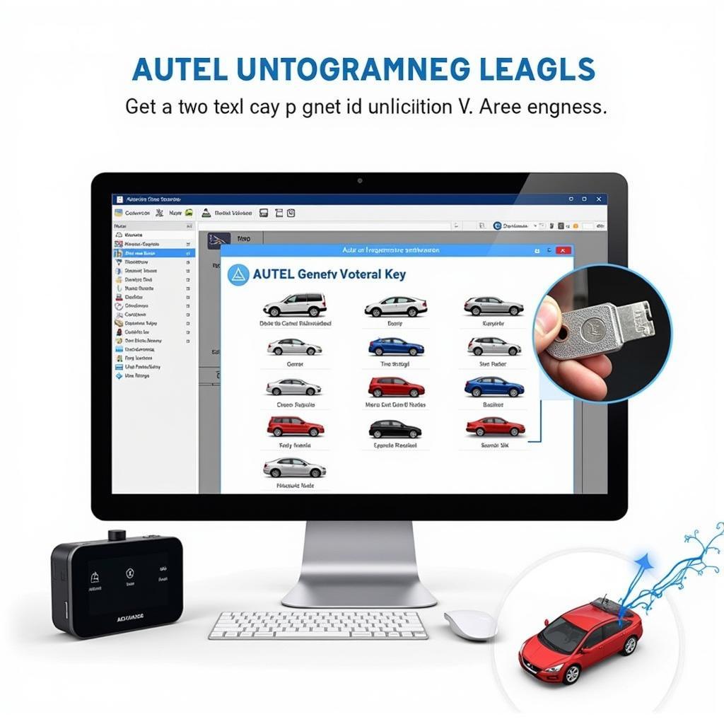 Autel Universal Key Software Interface