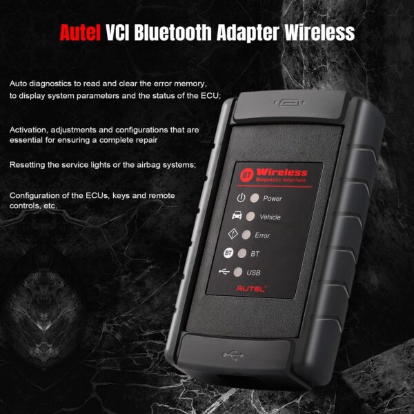 Autel VCI Adapter Bluetooth Connection VCI For MS908S/MS908/MK908/MS905/MaxiSys