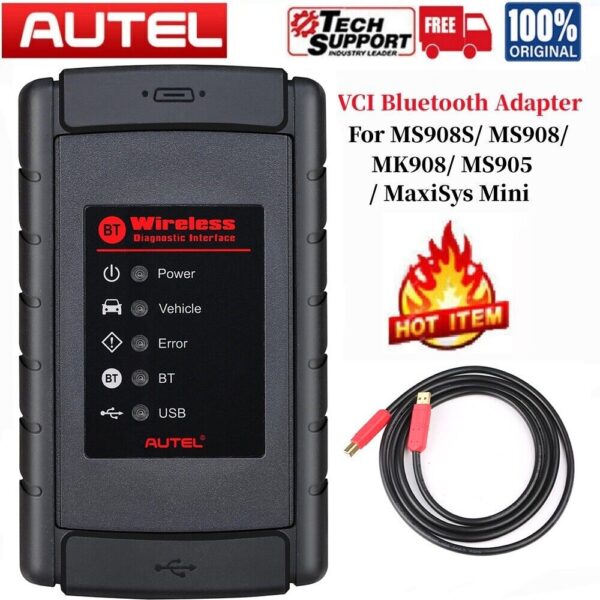 Autel VCI Bluetooth Adapter Diagnostic Interface for MS908S/ MS908/ MK908/ MS905