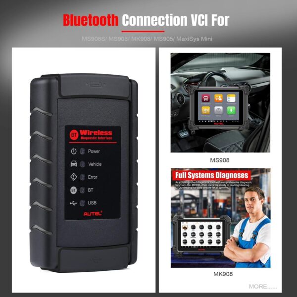 Autel VCI Wireless Diagnostic Interface Bluetooth for MaxiSys Pro /MS908S MS905