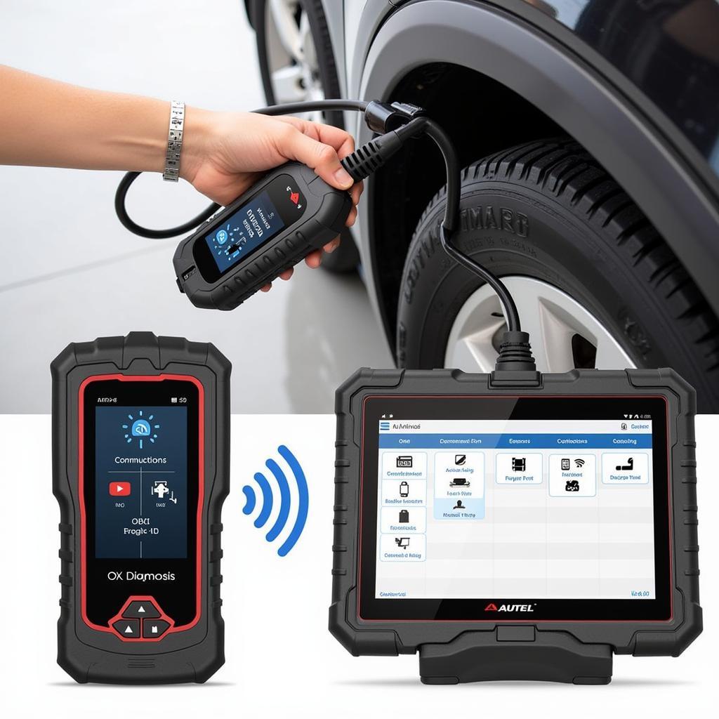 Using the Autel VCI200 with a Diagnostic Tablet