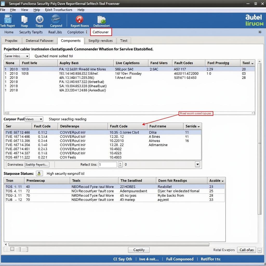 Autel VW Diagnostic Report