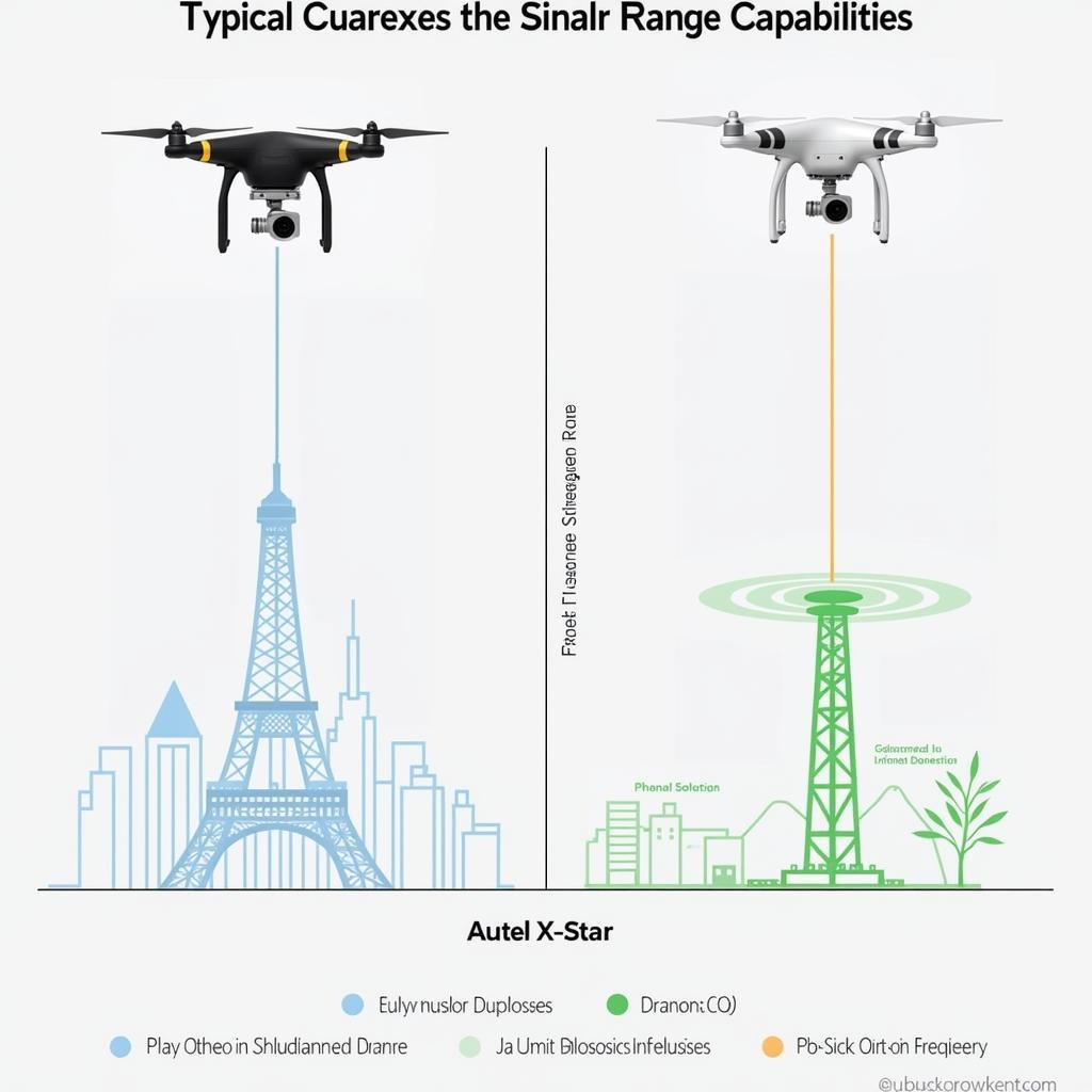 Autel X Star and DJI Phantom Range Comparison