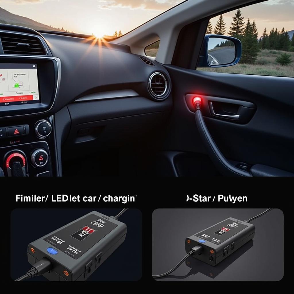 Autel X-Star Car Charger In Action