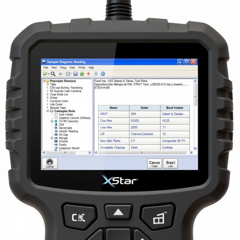 Autel X-Star Diagnostic Interface