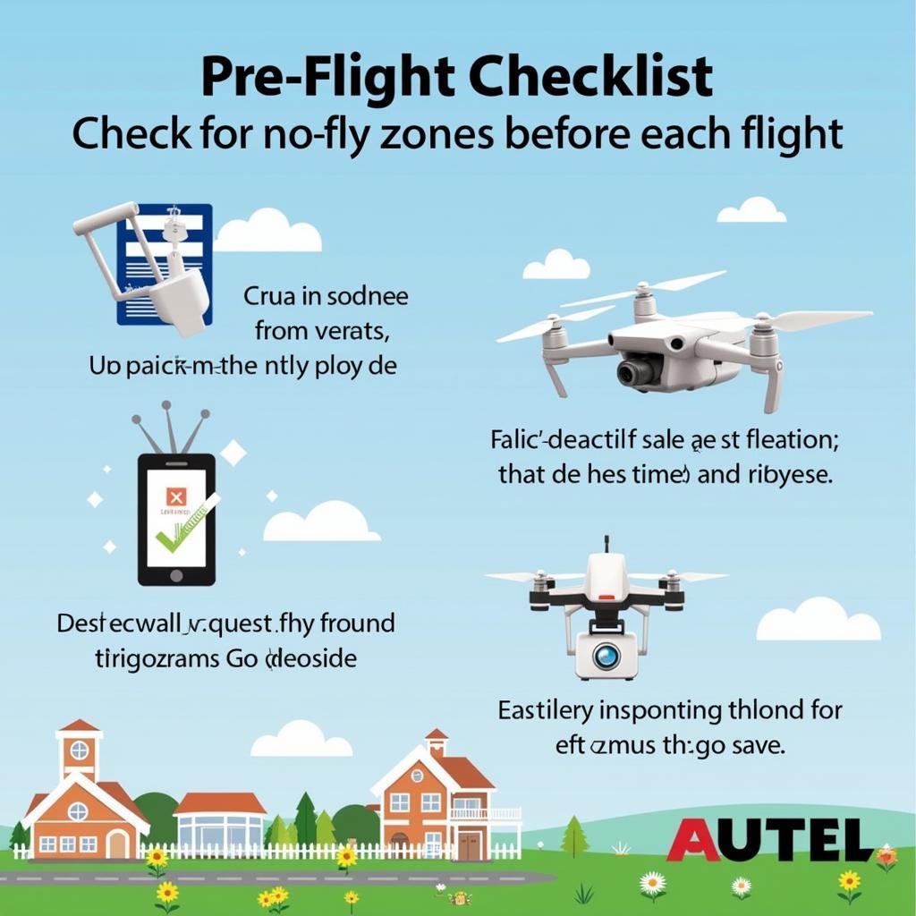 Autel X-Star Pre-Flight Checklist for No Fly Zones