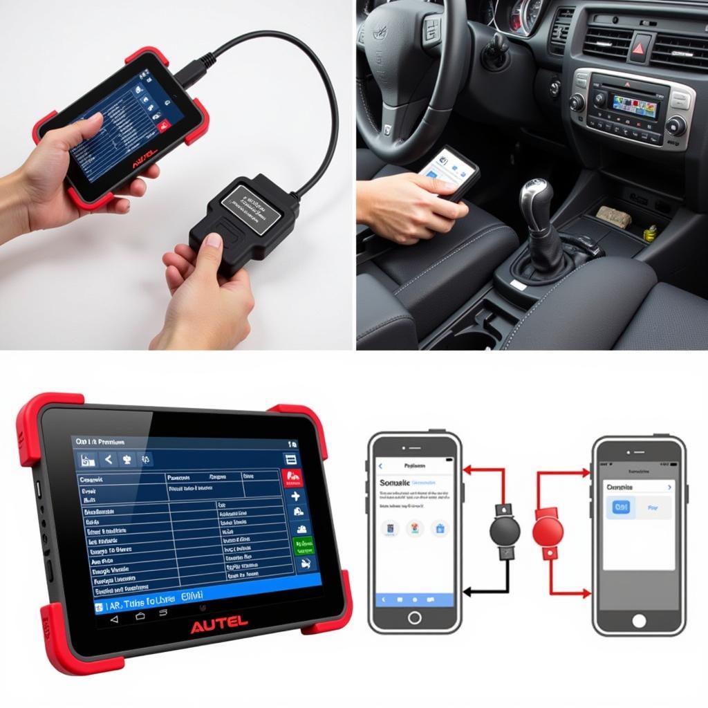 Autel X-Star Premium Connected to a Vehicle