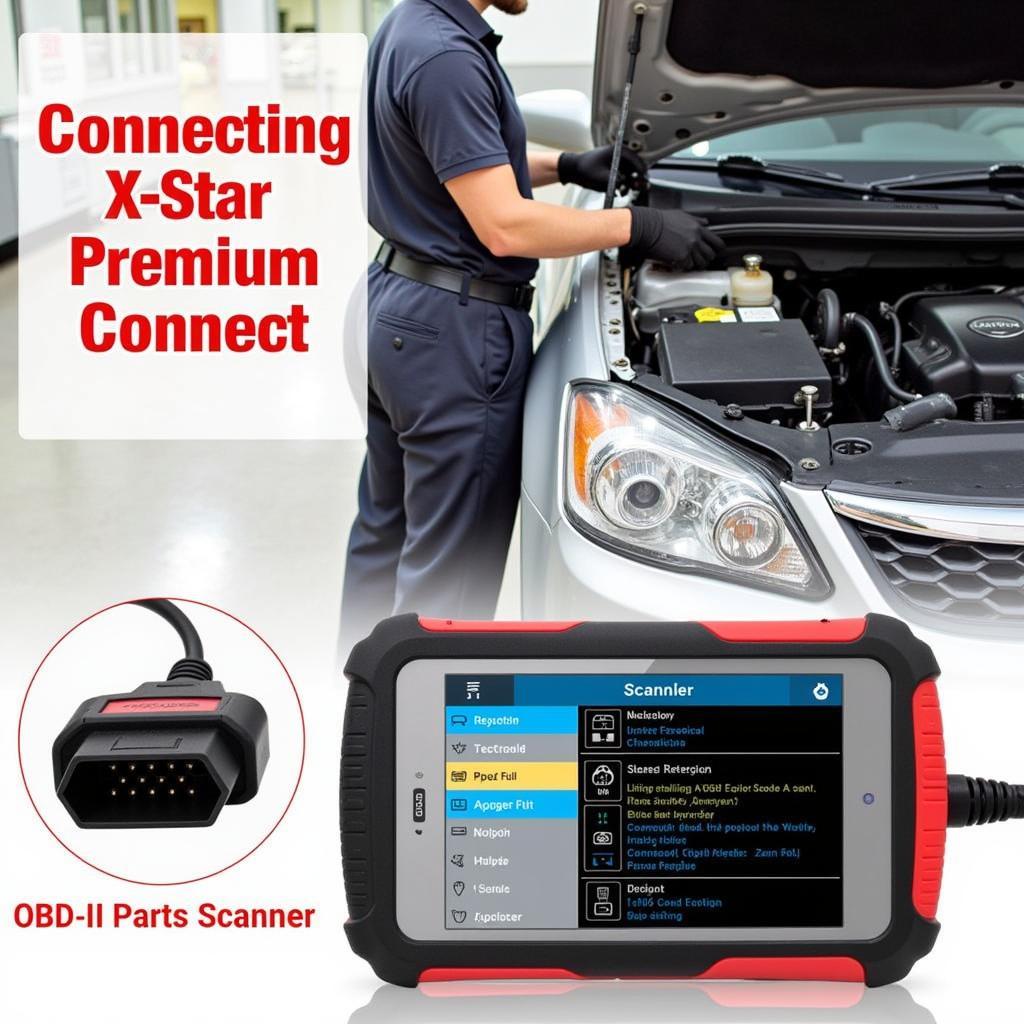 Autel X Star Premium Performing Diagnostic Functions