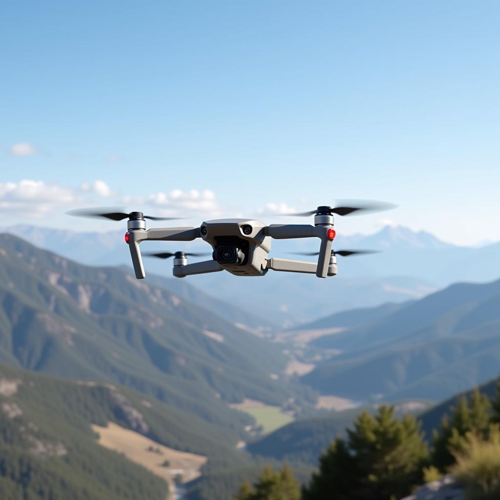 Autel X Star Premium drone in flight, demonstrating its long-range capabilities enabled by its high-performance antenna.