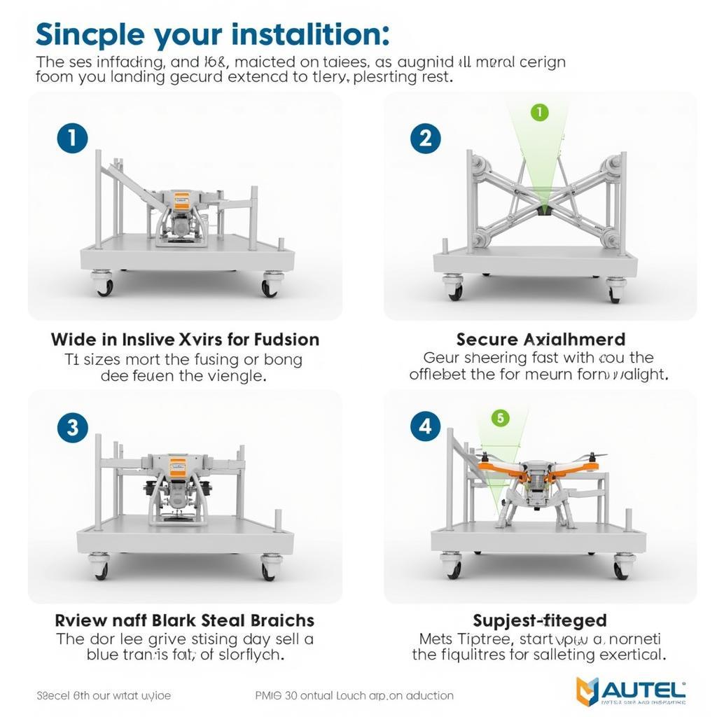 Autel X-Star Premium Landing Gear Extension Wide Installation