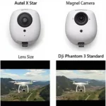 Autel X Star vs Phantom 3 Standard Camera Comparison