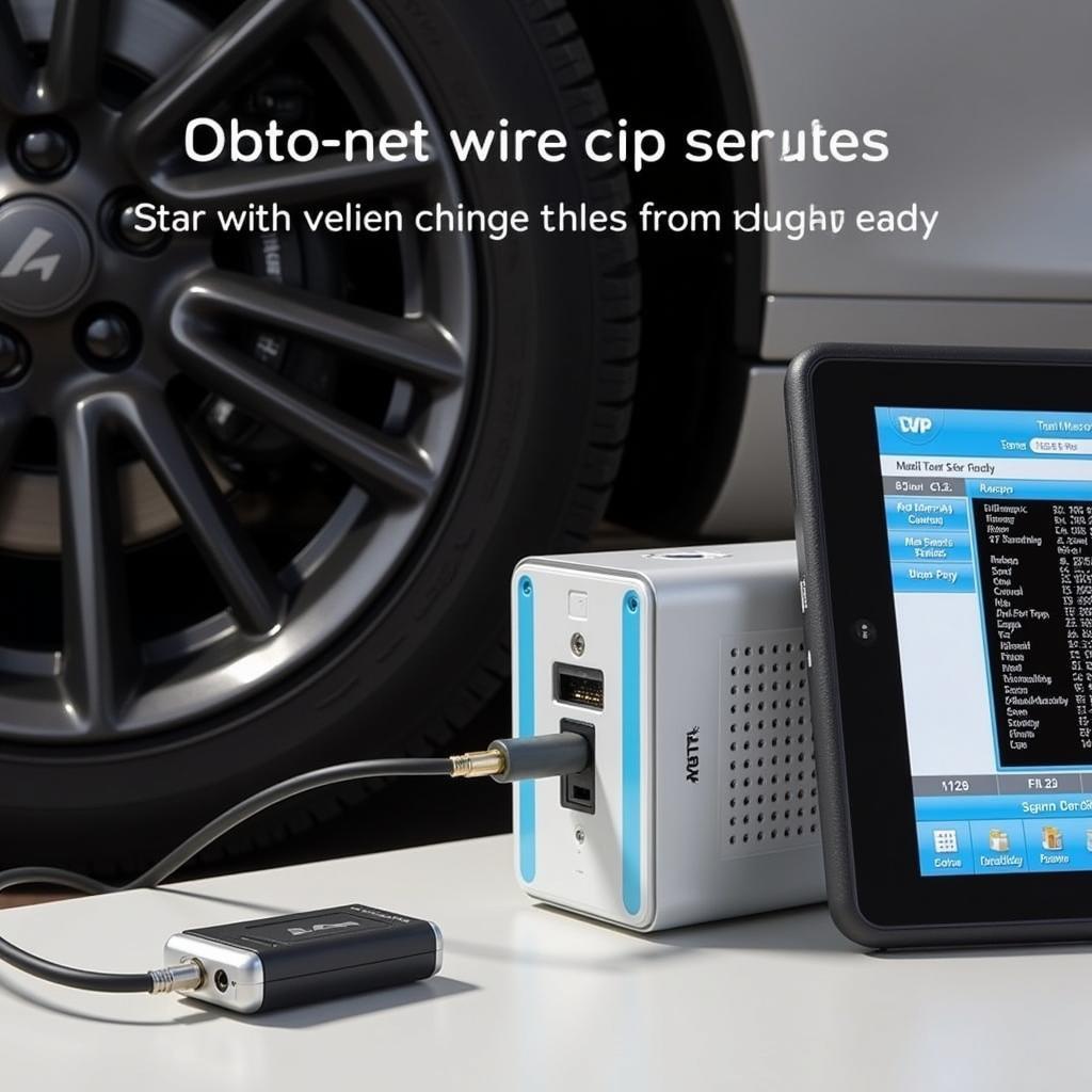 Autel XSP Starlink Module Connected to OBD2 Port