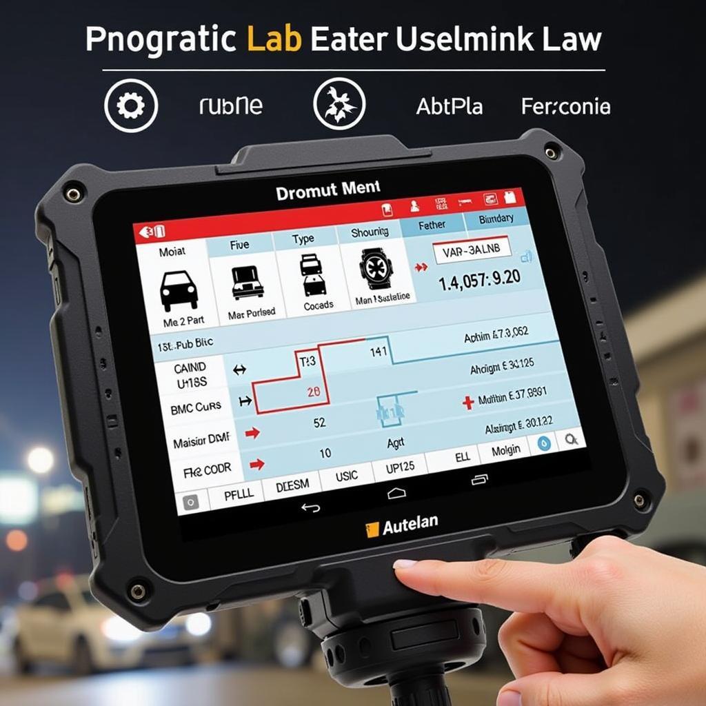 Autelan Diagnostic Scanner Interface