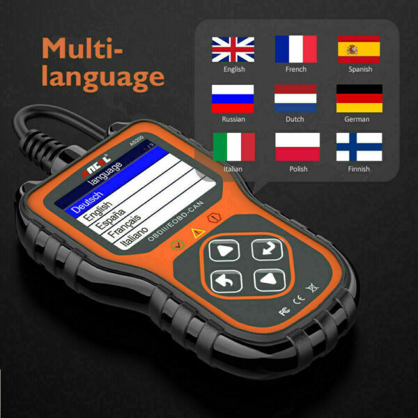 Auto OBD2 Scanner Car Diagnostic Tool OBD2 Code Reader Read/Erase Engine Fault - Image 4